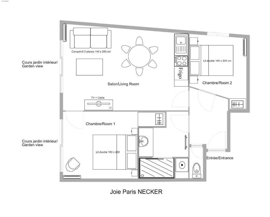 Joie Paris Bargue Apartman Kültér fotó